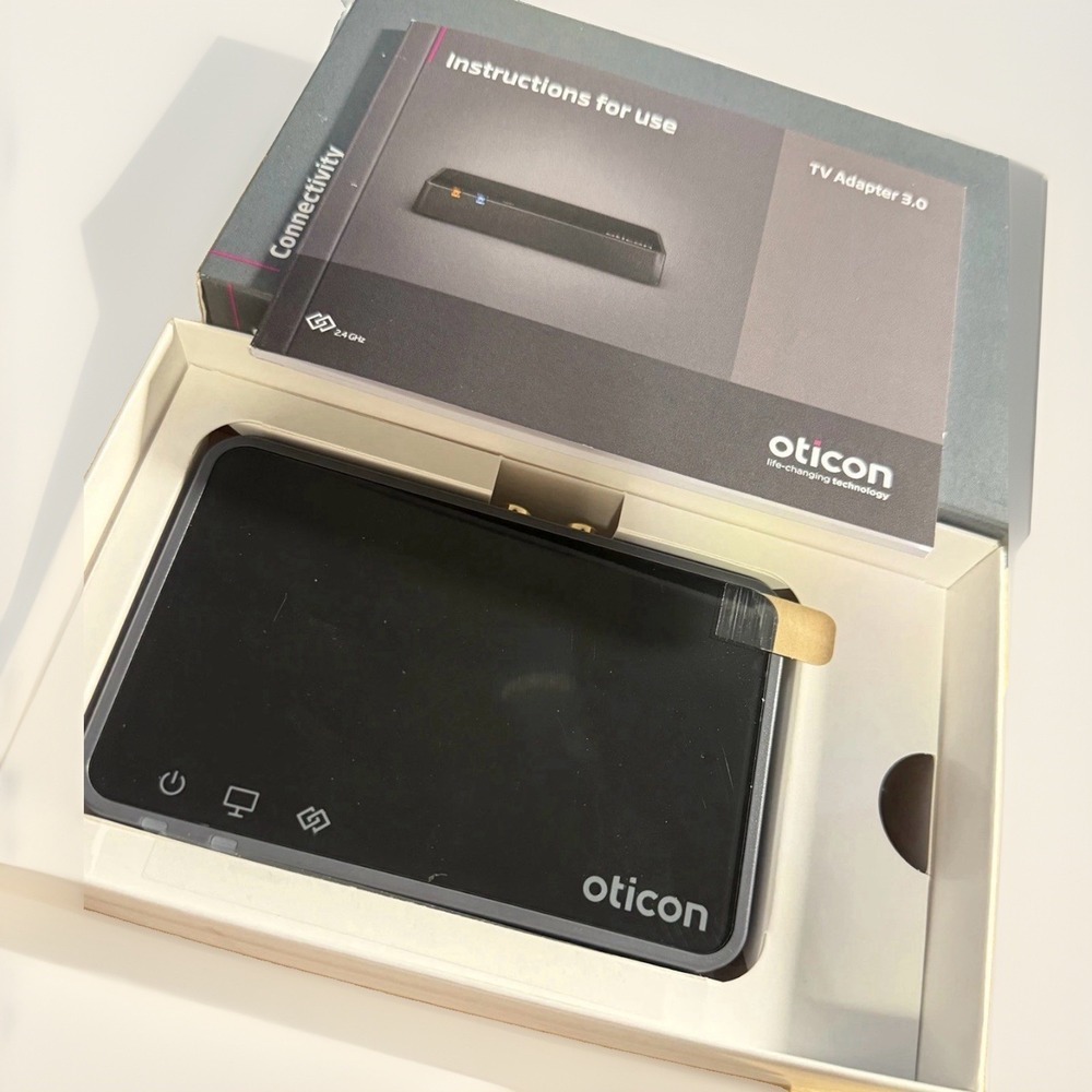 NEW Oticon Dolby Digital TV Adapter 3.0 New In Box
